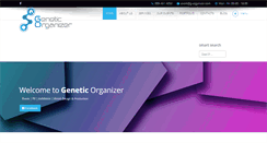 Desktop Screenshot of geneticorganizer.com