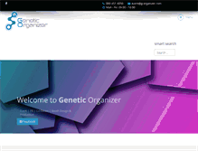 Tablet Screenshot of geneticorganizer.com